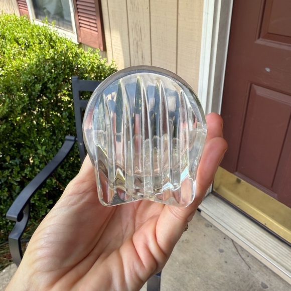 Vintage HOFBAUER CRYSTAL 9" CRACKER TRAY - BYRDES COLLECTION Germany - Picture 4 of 9